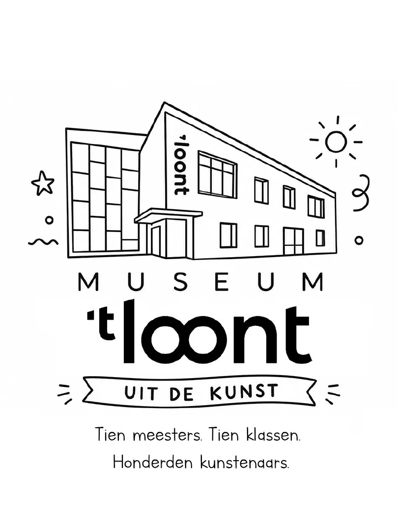 Het programmaboekje van Museum ’t Loont: tien meesters, tien klassen
