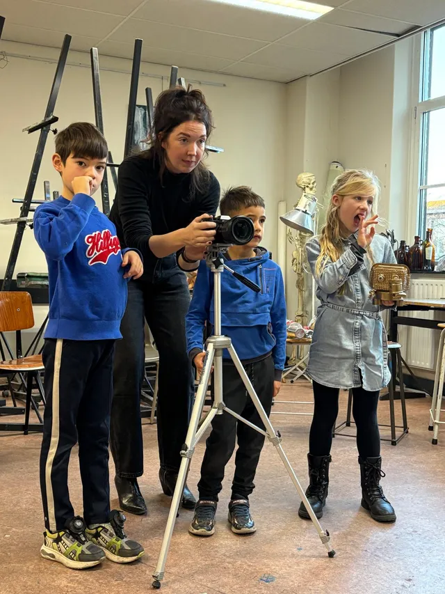 Foto van de workshop Recyclobots