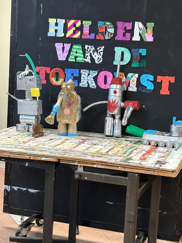 Foto van de workshop Recyclobots