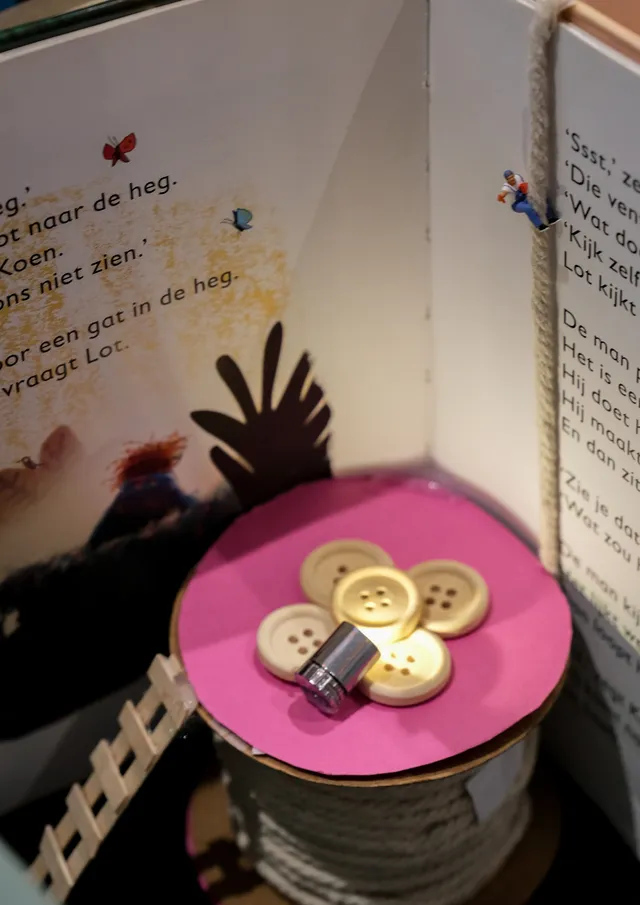 Foto van de workshop Verborgen wereld bieb
