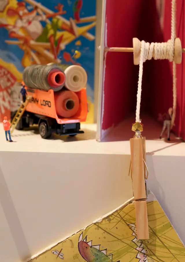 Foto van de workshop Verborgen wereld bieb