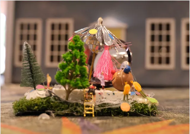 Foto van de workshop Verborgen wereld bieb