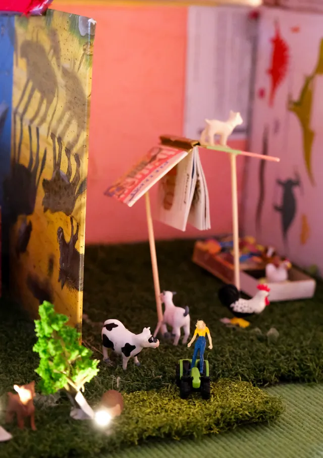 Foto van de workshop Verborgen wereld bieb