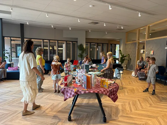 Foto van de workshop Verborgen wereld bieb