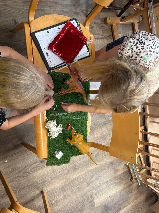 Foto van de workshop Verborgen wereld bieb