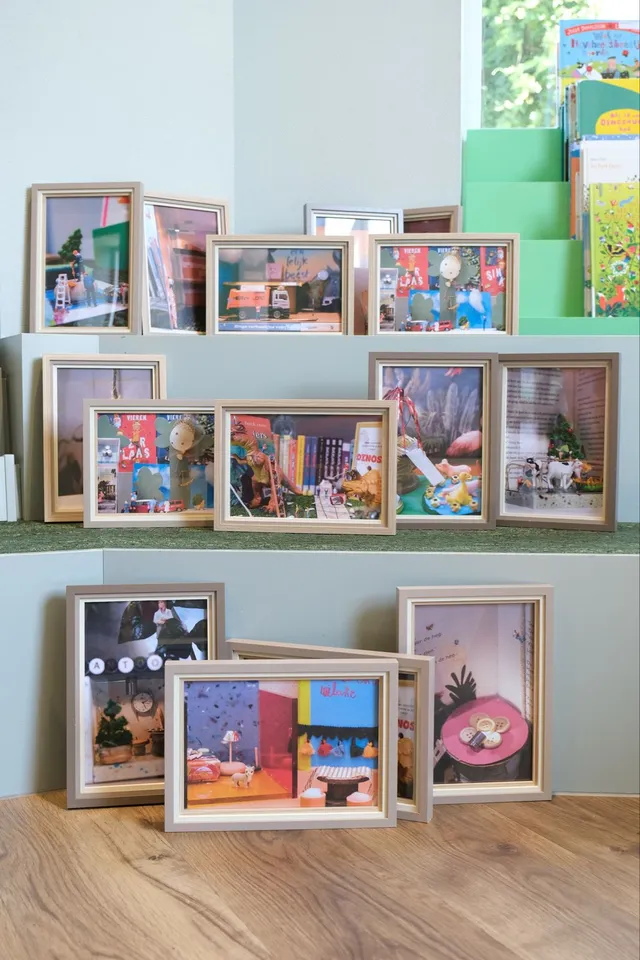 Foto van de workshop Verborgen wereld bieb