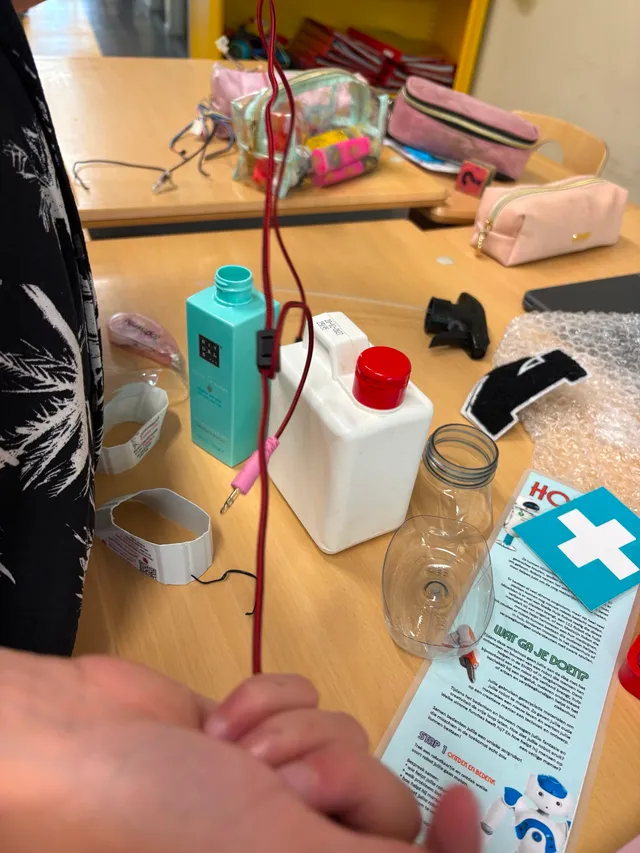 Foto van de workshop Zorgbots